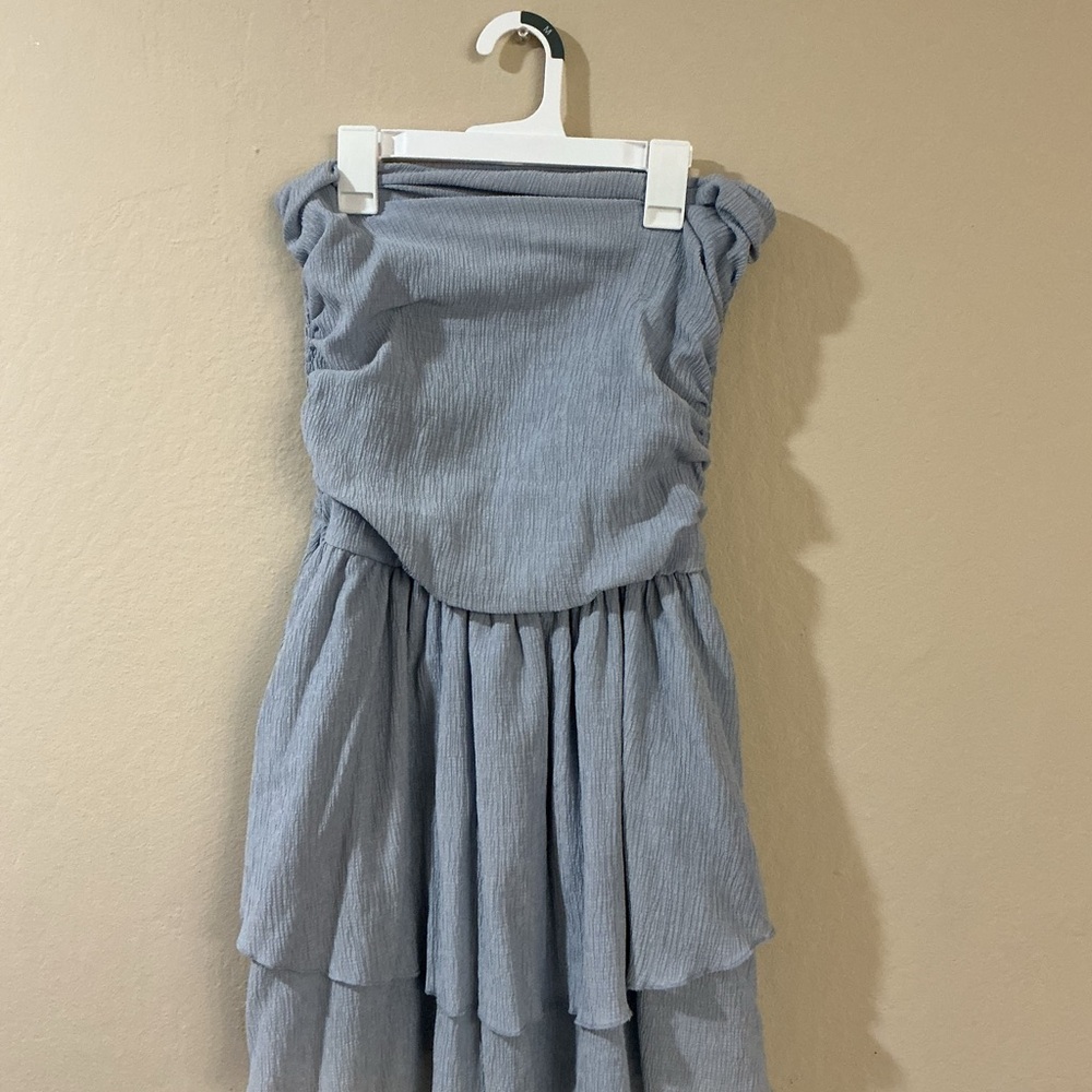 Amazon Women's Mini Dress - Light Blue